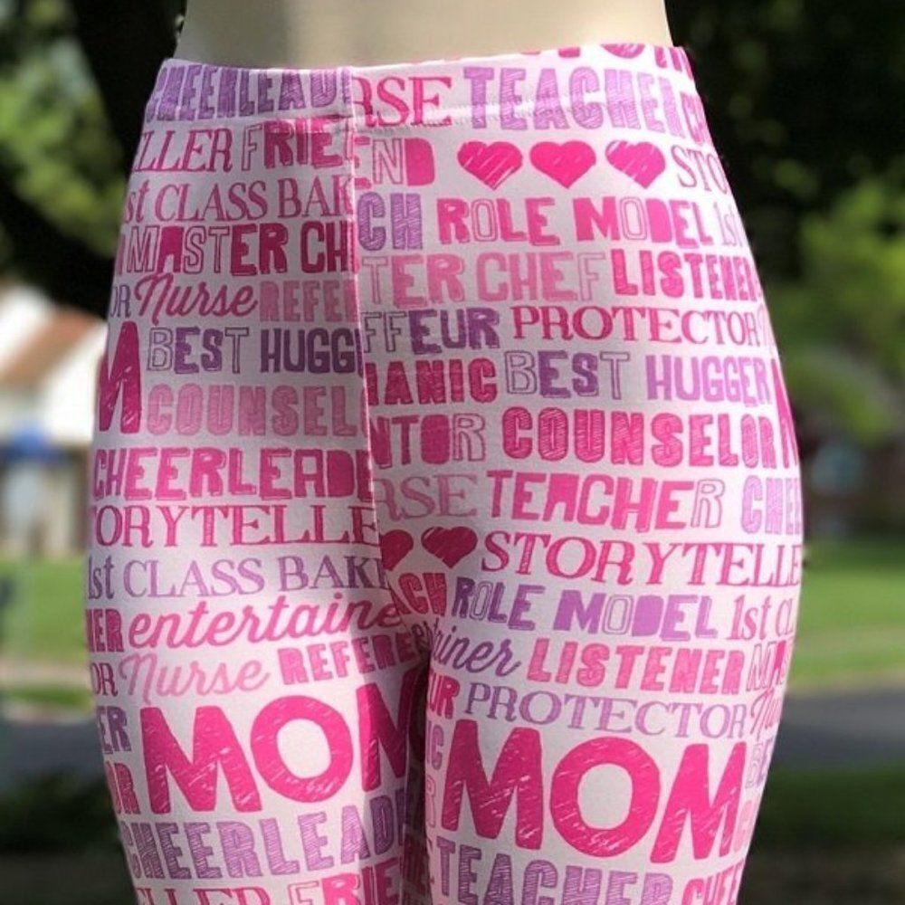 Mom Pink Leggings New
